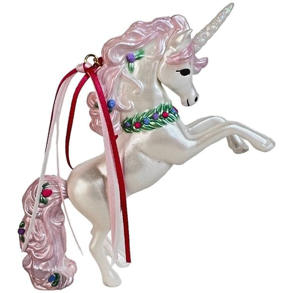 Hallmark Keepsake Christmas Ornament Stunning Unicorn White Pink 2019 In Box - Picture 7 of 11